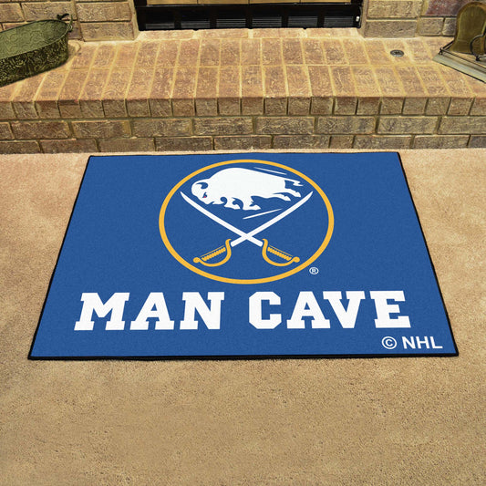 Buffalo Sabres Man Cave All-Star Rug - 34 in. x 42.5 in. - Buffalo Sabres