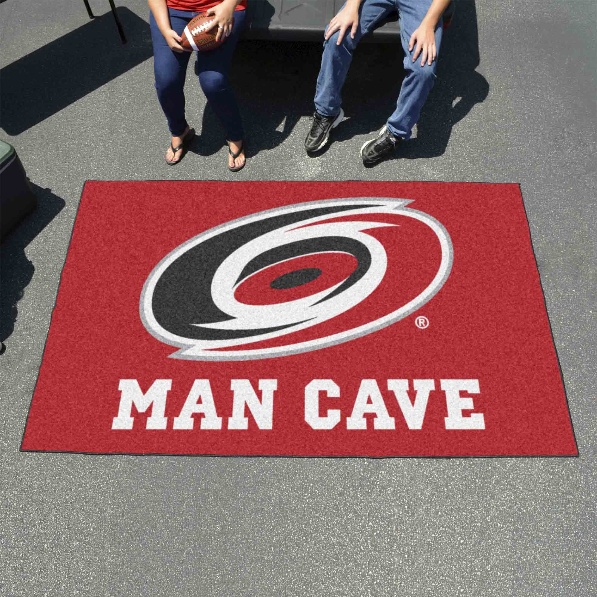 Carolina Hurricanes Man Cave Ulti-Mat Rug - 5ft. x 8ft.