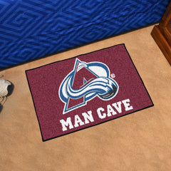 Colorado Avalanche Man Cave Starter Mat Accent Rug - 19in. x 30in. - Colorado Avalanche