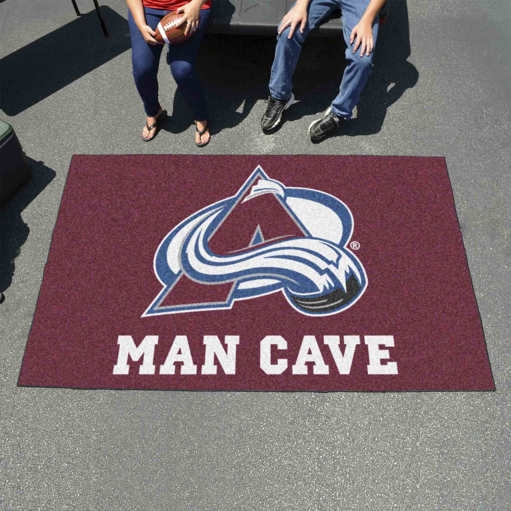 Colorado Avalanche Man Cave Ulti-Mat Rug - 5ft. x 8ft.