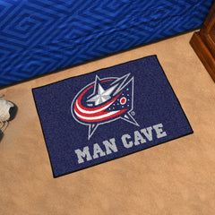 Columbus Blue Jackets Man Cave Starter Mat Accent Rug - 19in. x 30in.