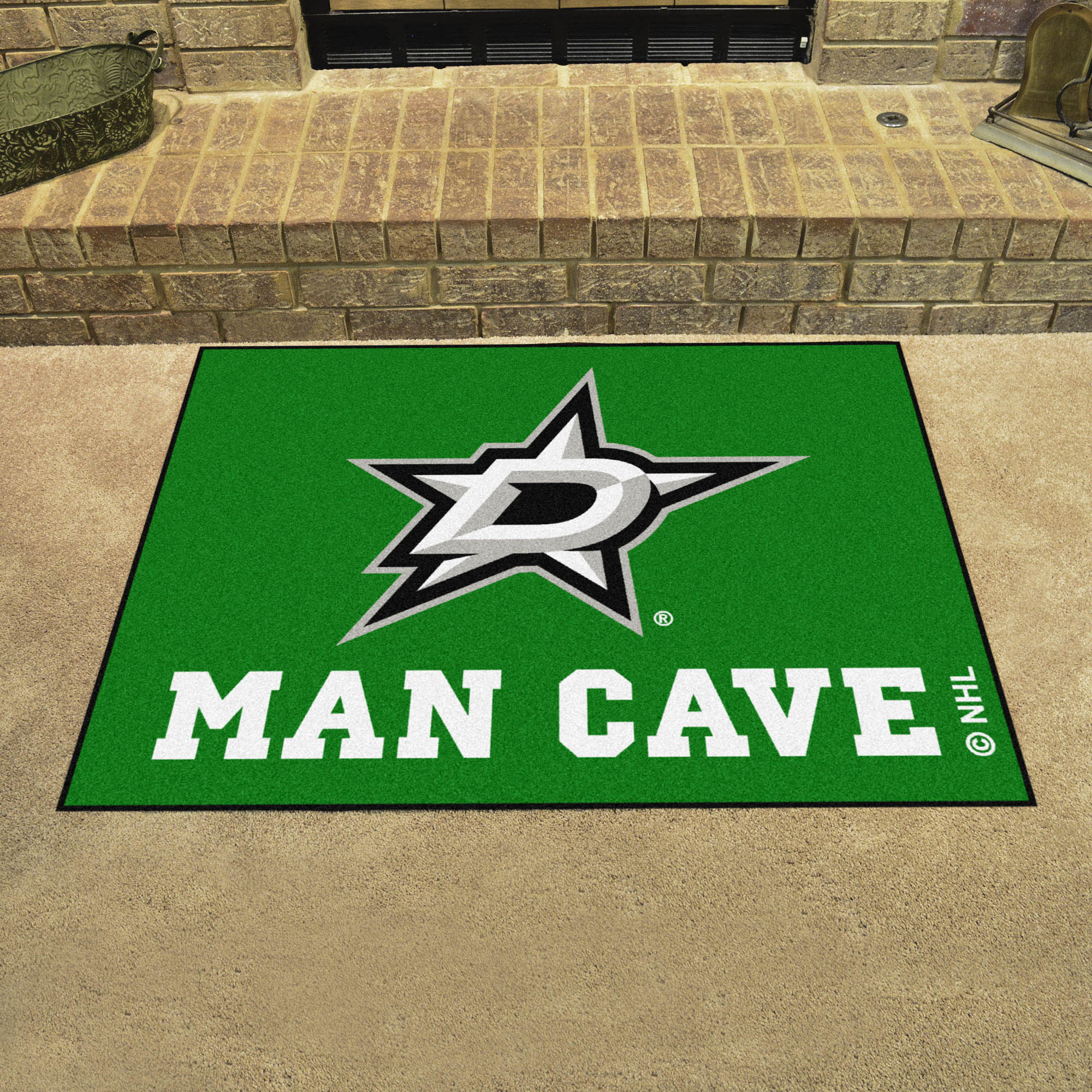 Dallas Stars Man Cave All-Star Rug - 34 in. x 42.5 in. - Dallas Stars