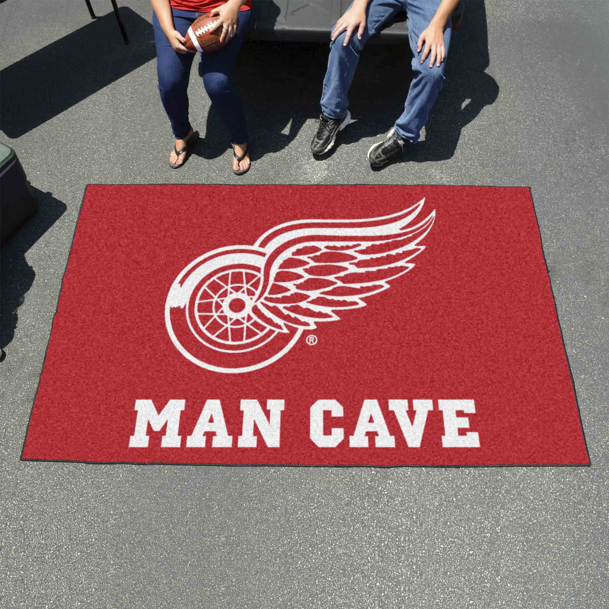 Detroit Red Wings Man Cave Ulti-Mat Rug - 5ft. x 8ft.