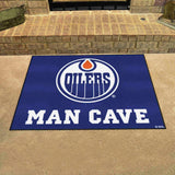 Edmonton Oilers Oilers Man Cave All-Star Rug - 34 in. x 42.5 in.