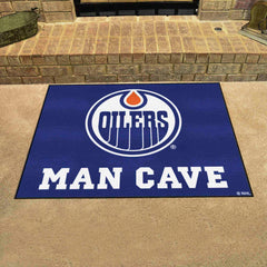 Edmonton Oilers Oilers Man Cave All-Star Rug - 34 in. x 42.5 in.