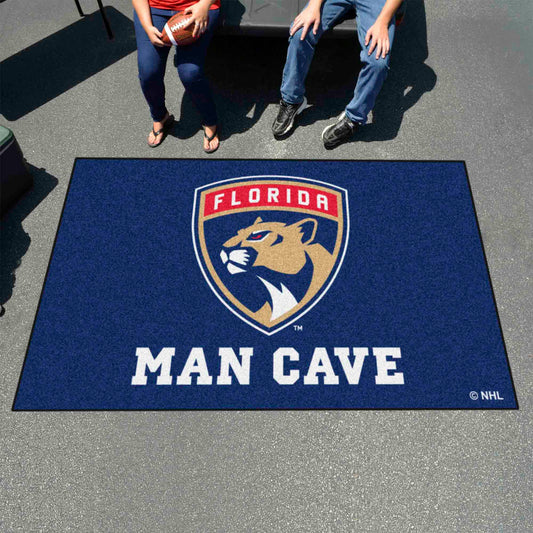 Florida Panthers Man Cave Ulti-Mat Rug - 5ft. x 8ft.