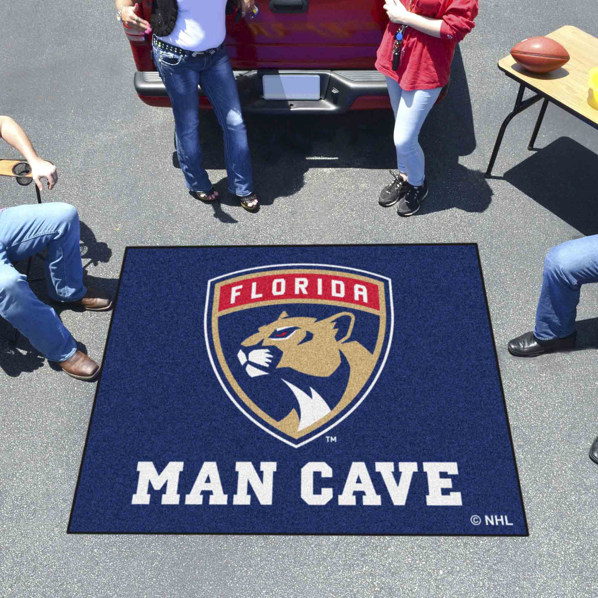 Florida Panthers Man Cave Tailgater Rug - 5ft. x 6ft. - Florida Panthers