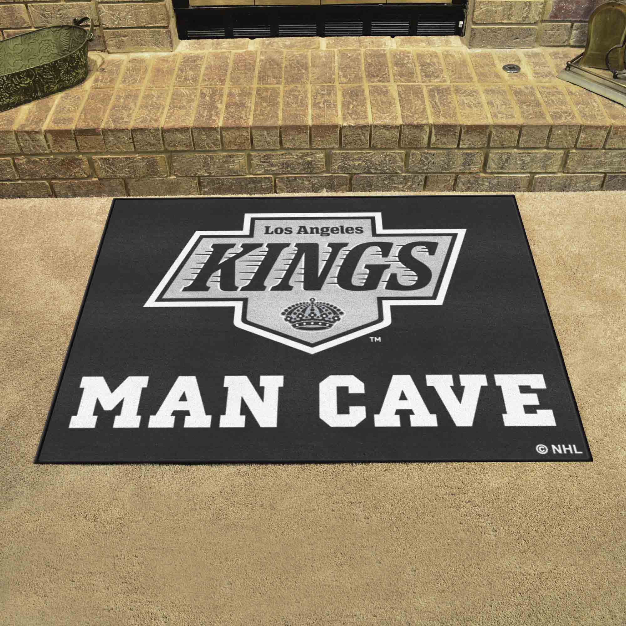 Los Angeles Kings Man Cave All-Star Rug - 34 in. x 42.5 in.