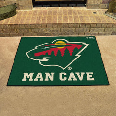 Minnesota Wild Man Cave All-Star Rug - 34 in. x 42.5 in.