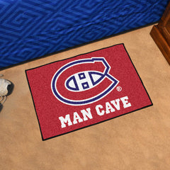 Montreal Canadiens Man Cave Starter Mat Accent Rug - 19in. x 30in.