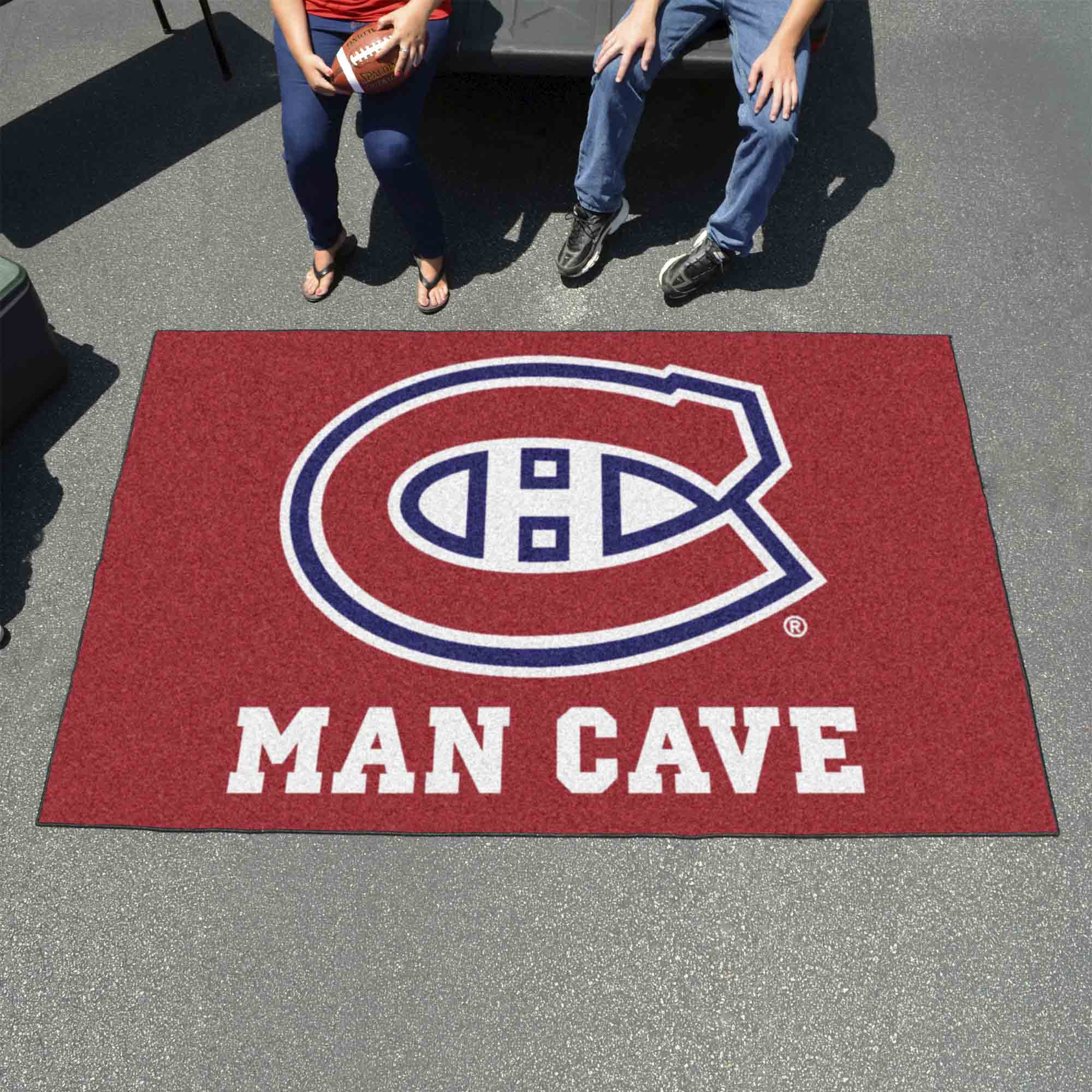 Montreal Canadiens Man Cave Ulti-Mat Rug - 5ft. x 8ft.