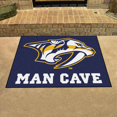 Nashville Predators Man Cave All-Star Rug - 34 in. x 42.5 in.