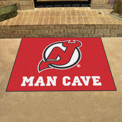 New Jersey Devils Man Cave All-Star Rug - 34 in. x 42.5 in. - New Jersey Devils