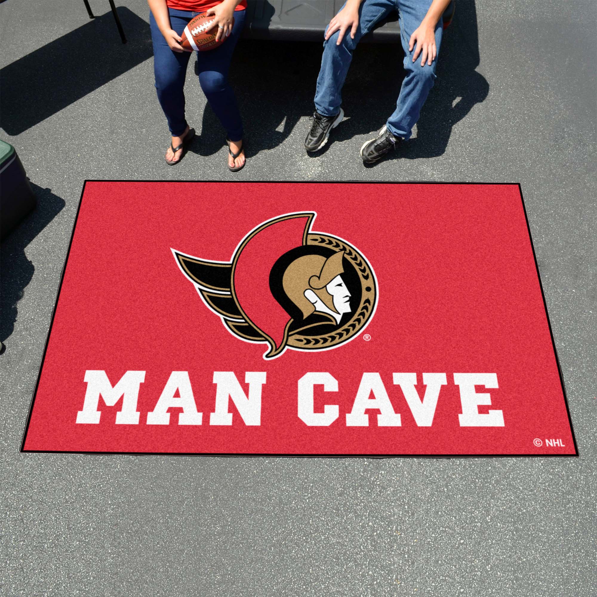 Ottawa Senators Man Cave Ulti-Mat Rug - 5ft. x 8ft.