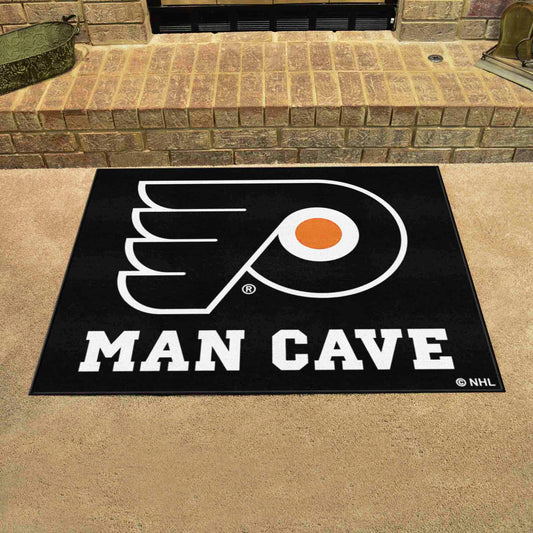 Philadelphia Flyers Man Cave All-Star Rug - 34 in. x 42.5 in.