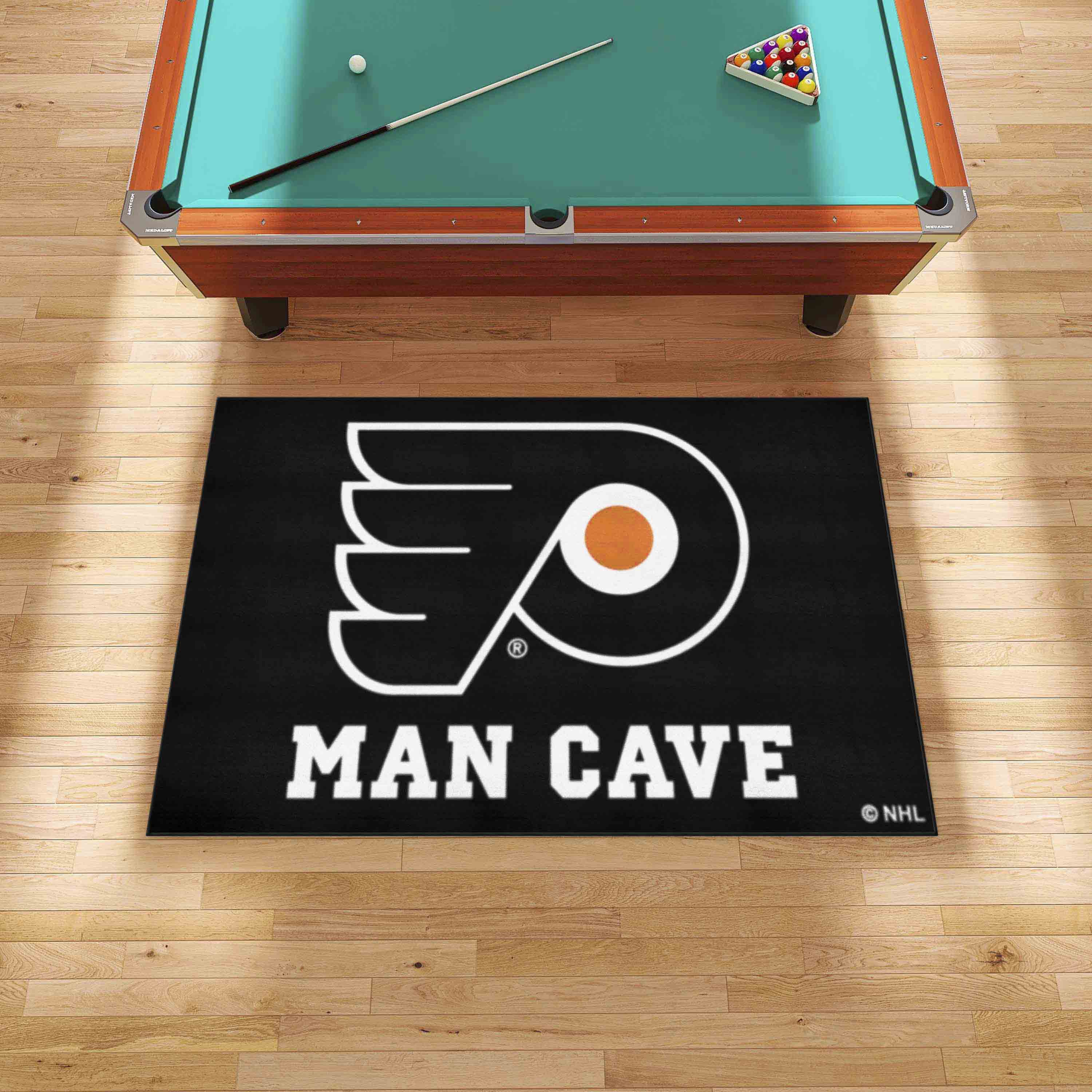 Philadelphia Flyers Man Cave Ulti-Mat Rug - 5ft. x 8ft.