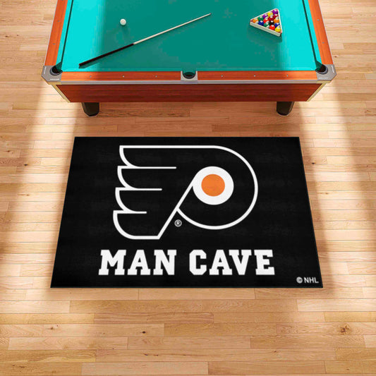 Philadelphia Flyers Man Cave Ulti-Mat Rug - 5ft. x 8ft.