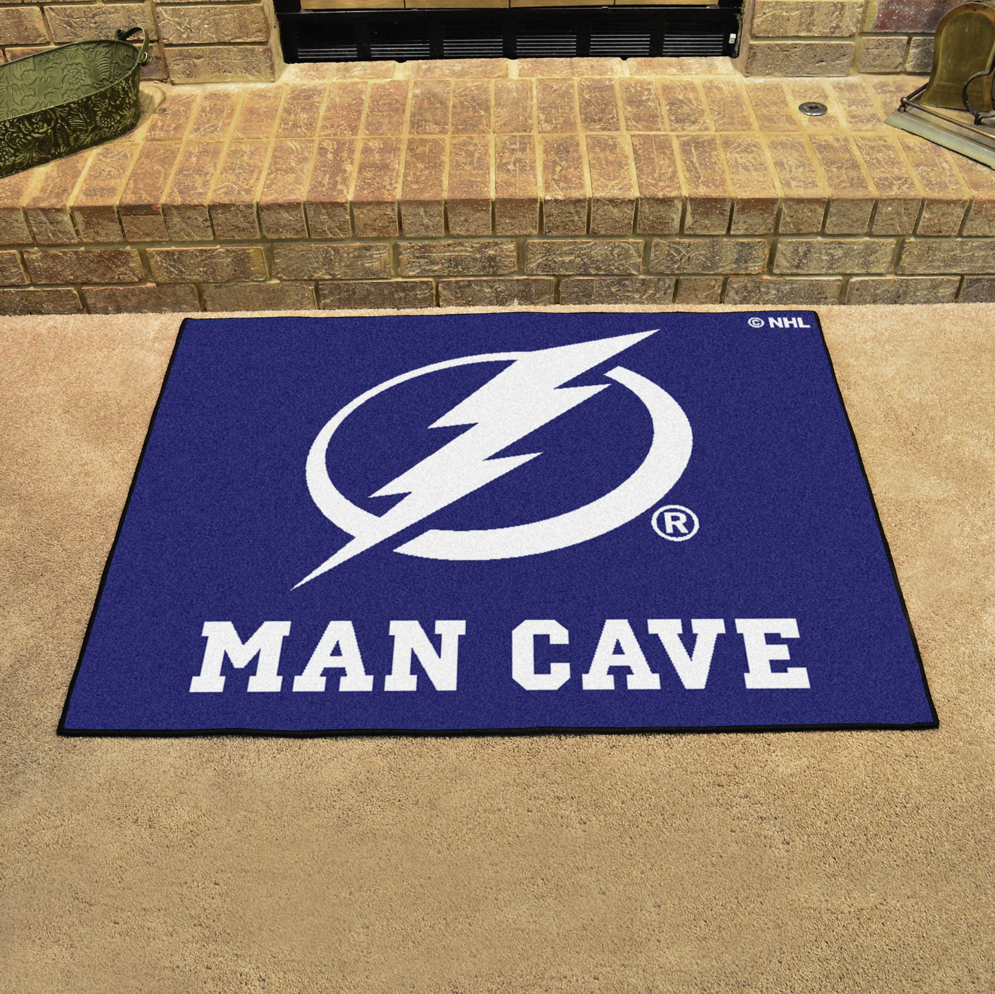 Tampa Bay Lightning Man Cave All-Star Rug - 34 in. x 42.5 in.