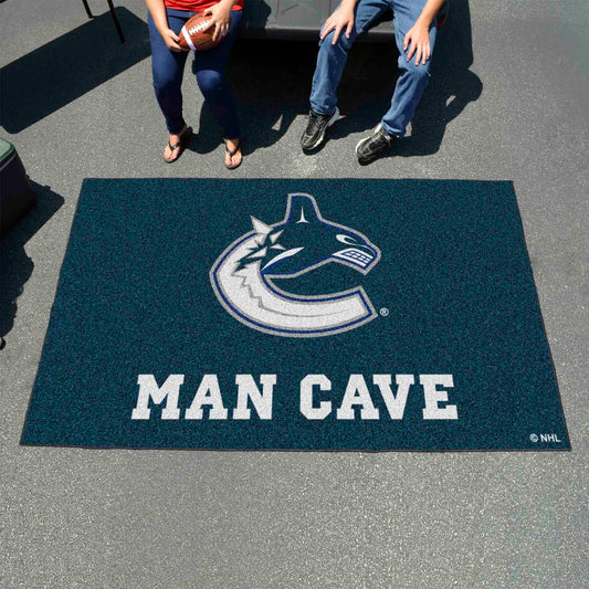 Vancouver Canucks Man Cave Ulti-Mat Rug - 5ft. x 8ft.