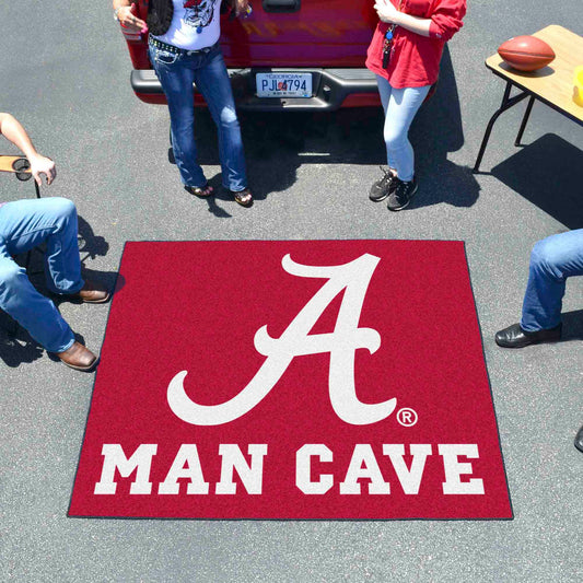 Alabama Crimson Tide Man Cave Tailgater Rug - 5ft. x 6ft.