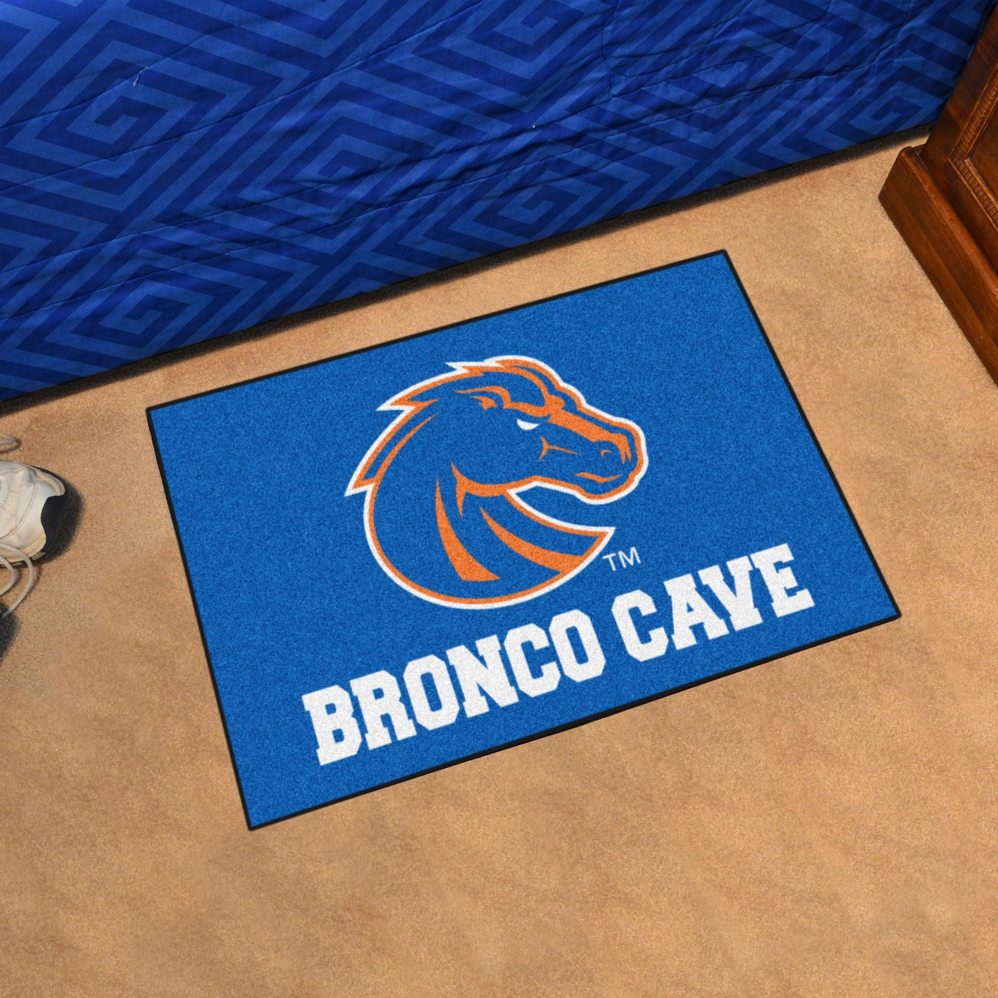 Boise State Broncos Man Cave Starter Mat Accent Rug - 19in. x 30in. - Boise State