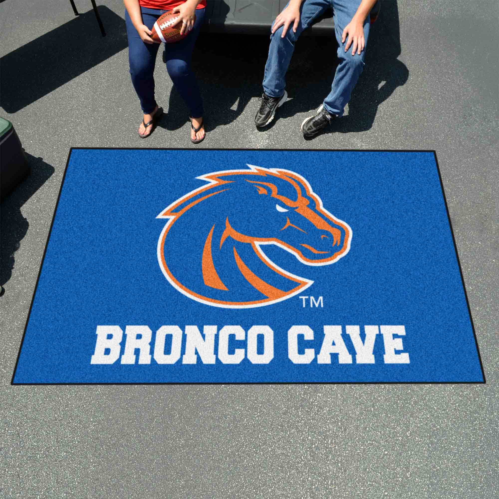 Boise State Broncos Man Cave Ulti-Mat Rug - 5ft. x 8ft.