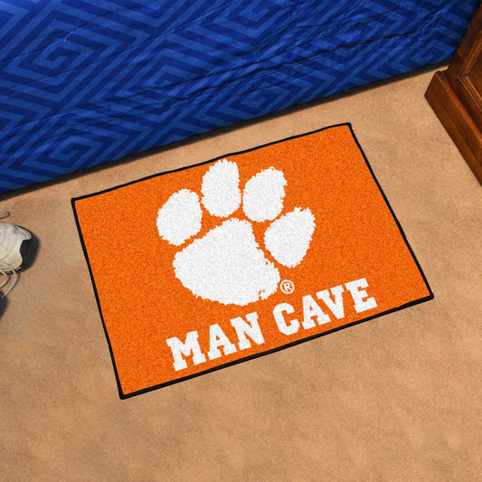 Clemson Tigers Man Cave Starter Mat Accent Rug - 19in. x 30in. - Clemson