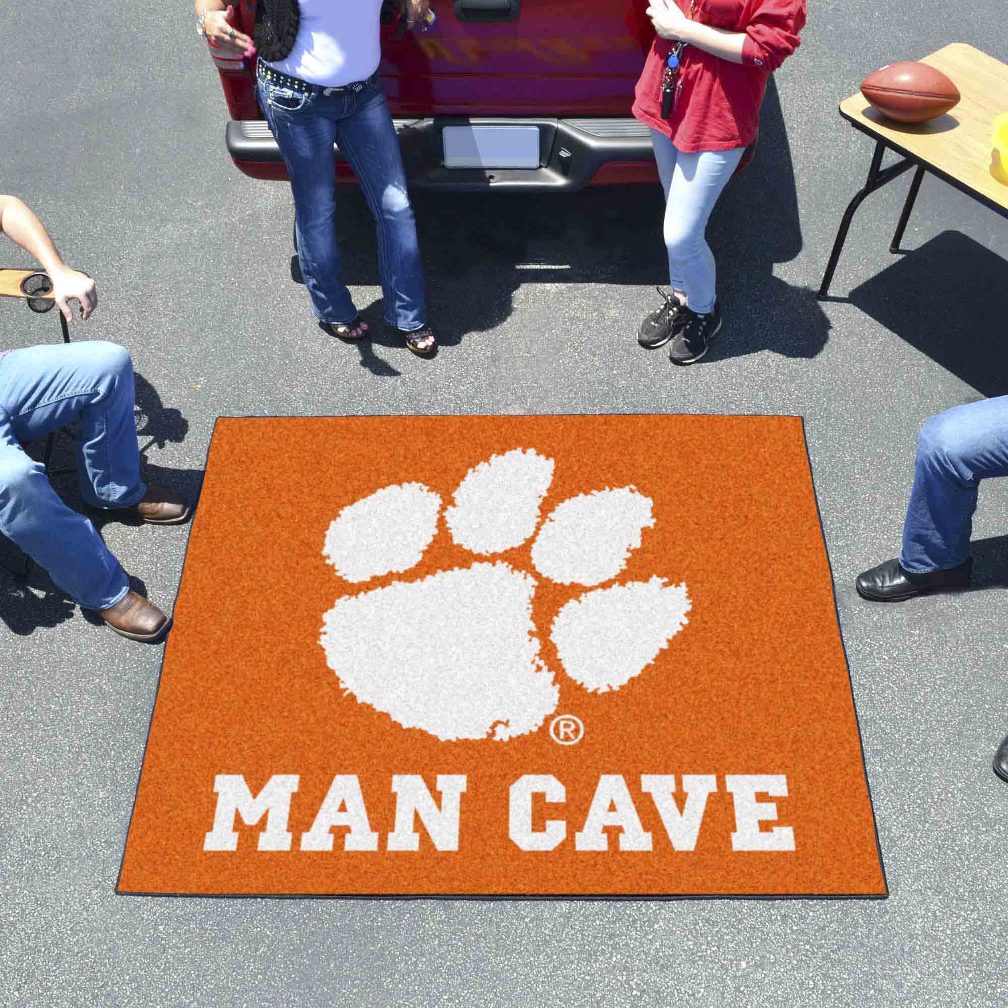 Clemson Tigers Man Cave Tailgater Rug - 5ft. x 6ft.