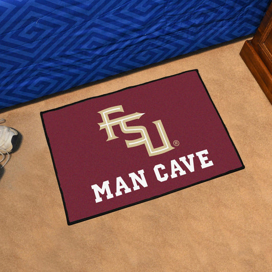 Florida State Seminoles Man Cave Starter Mat Accent Rug - 19in. x 30in. - Florida State