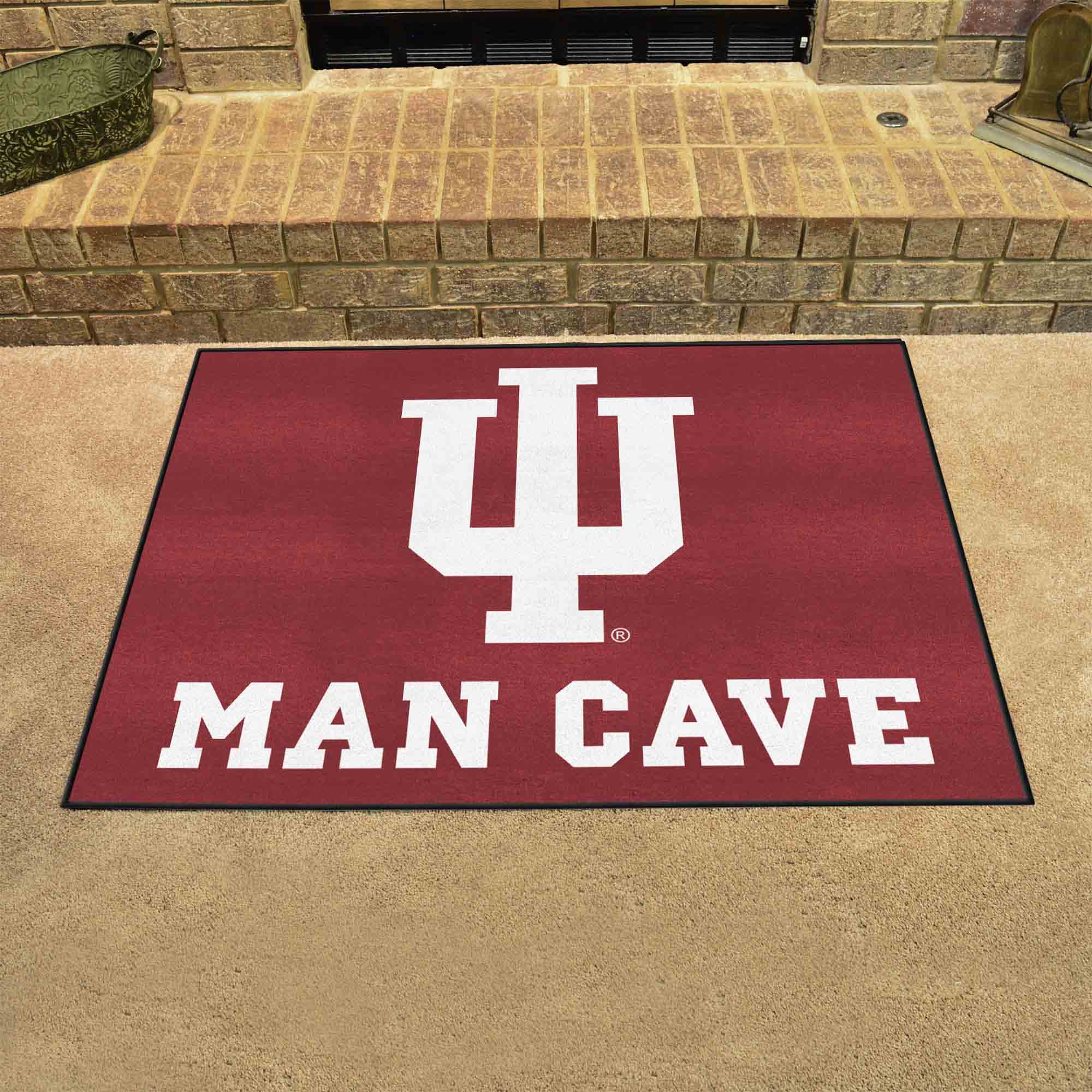 Indiana Hooisers Man Cave All-Star Rug - 34 in. x 42.5 in.