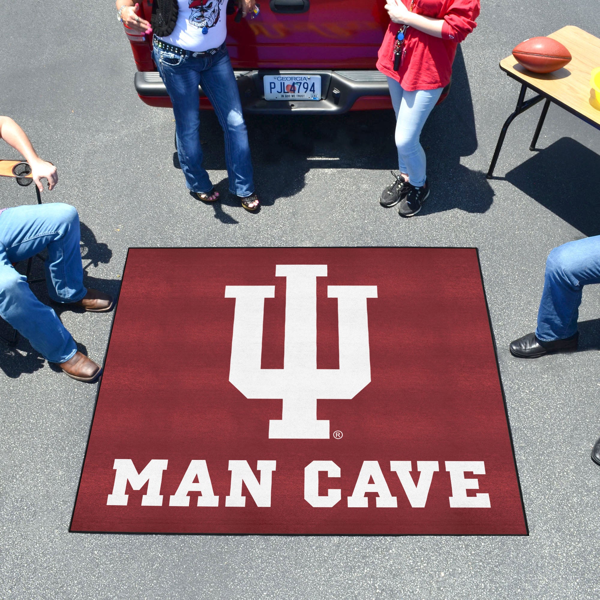 Indiana Hooisers Man Cave Tailgater Rug - 5ft. x 6ft.