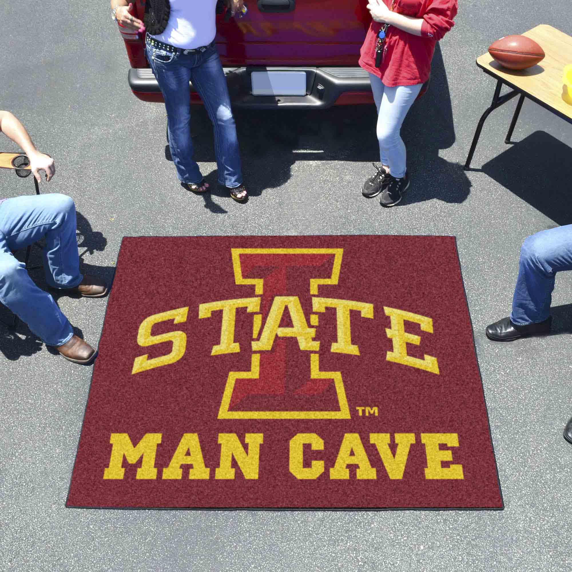 Iowa State Cyclones Man Cave Tailgater Rug - 5ft. x 6ft.