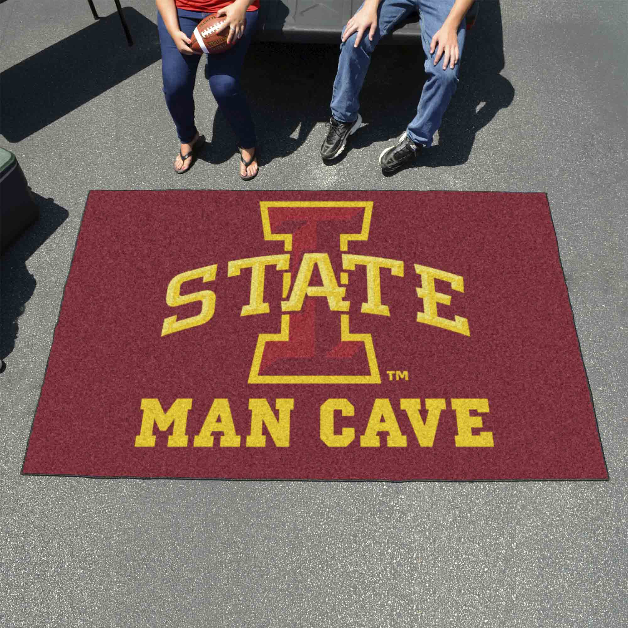 Iowa State Cyclones Man Cave Ulti-Mat Rug - 5ft. x 8ft.