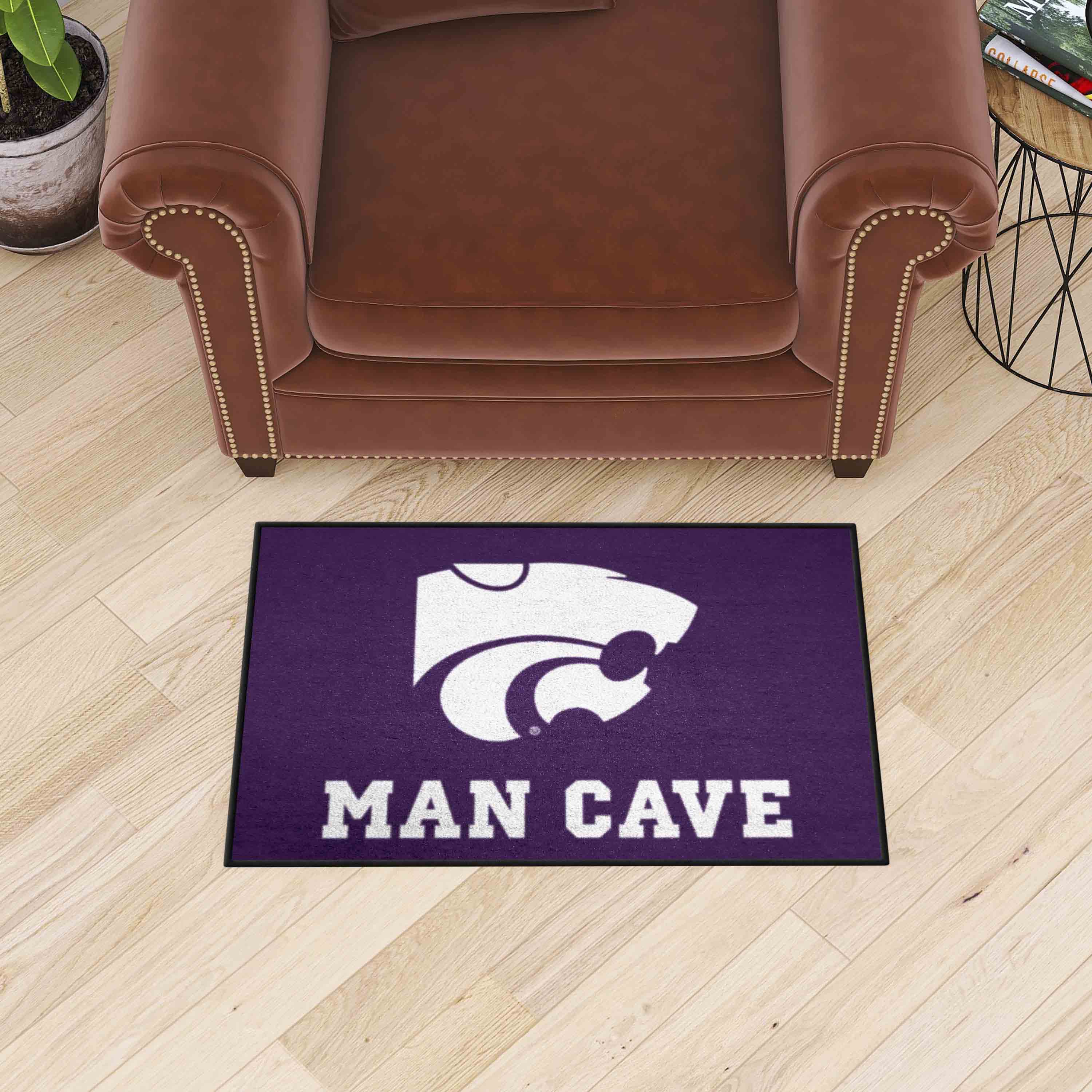 Kansas State Wildcats Man Cave Starter Mat Accent Rug - 19in. x 30in.