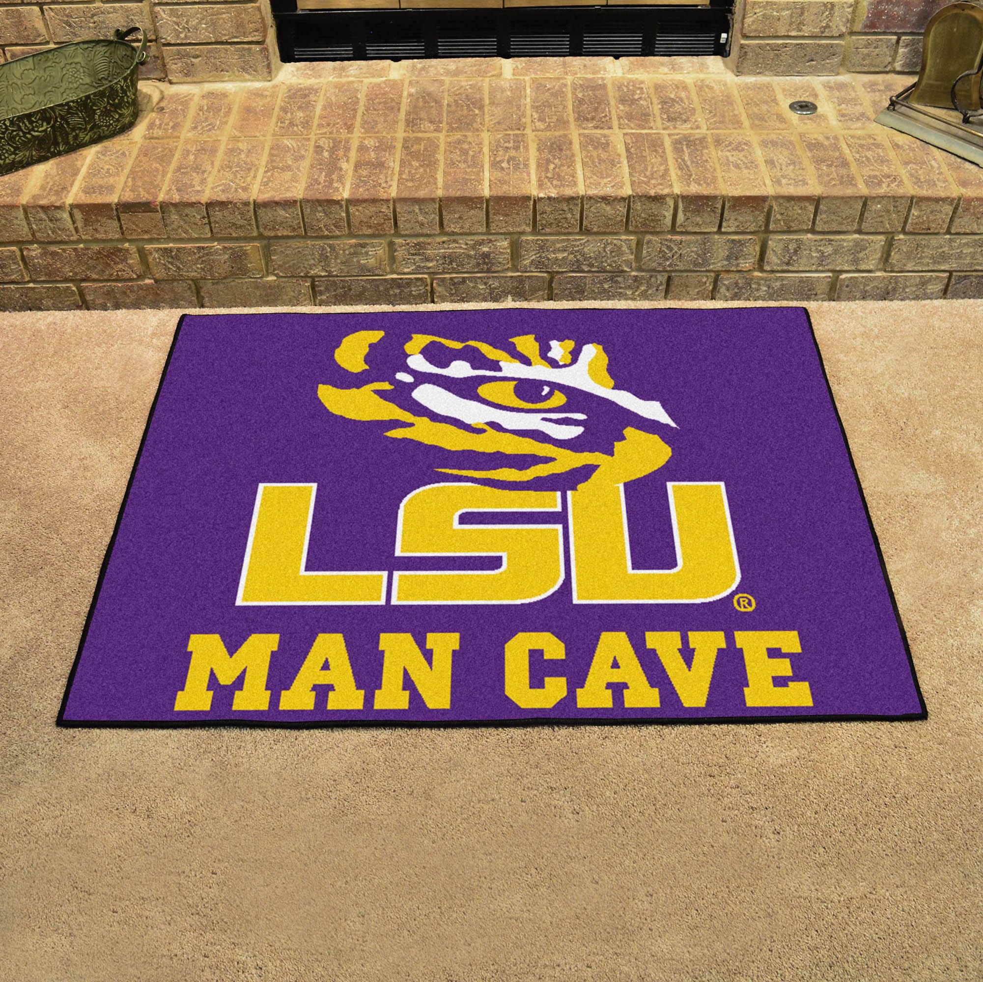 LSU Tigers Man Cave All-Star Rug - 34 in. x 42.5 in. - LSU