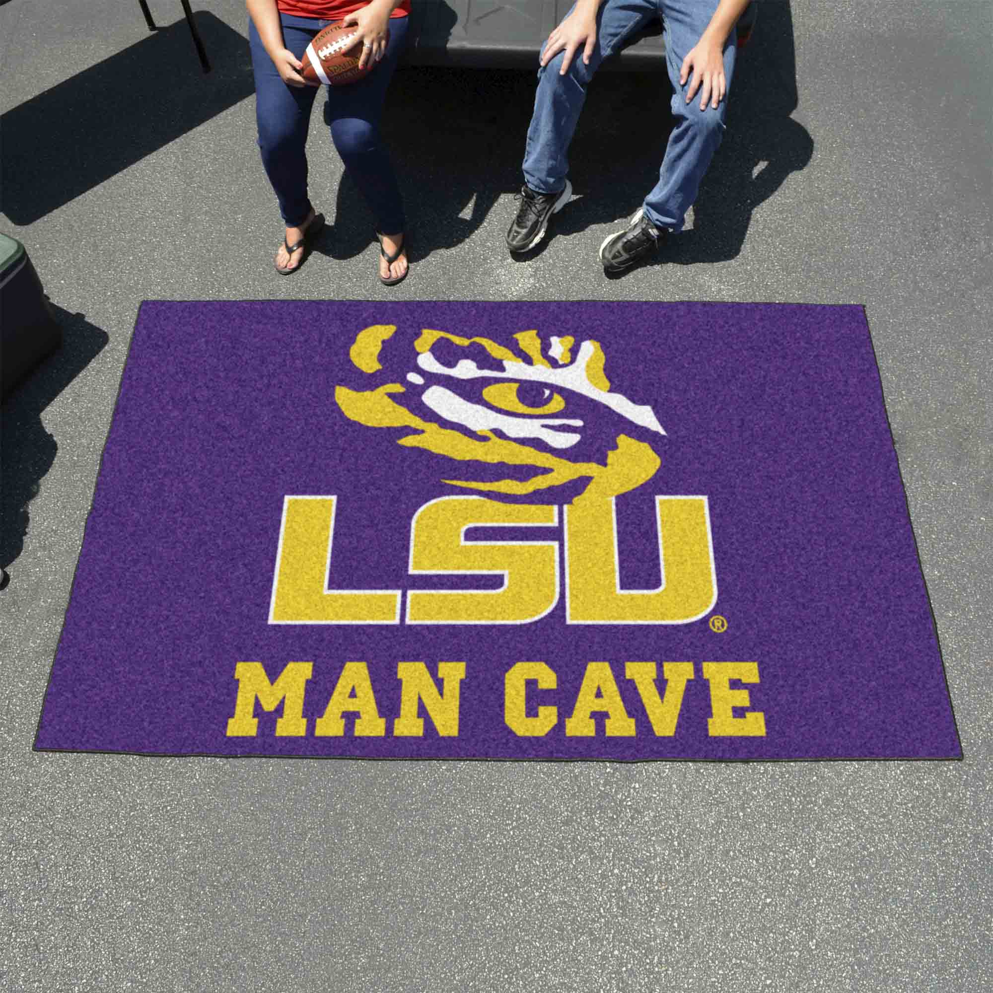 LSU Tigers Man Cave Ulti-Mat Rug - 5ft. x 8ft.