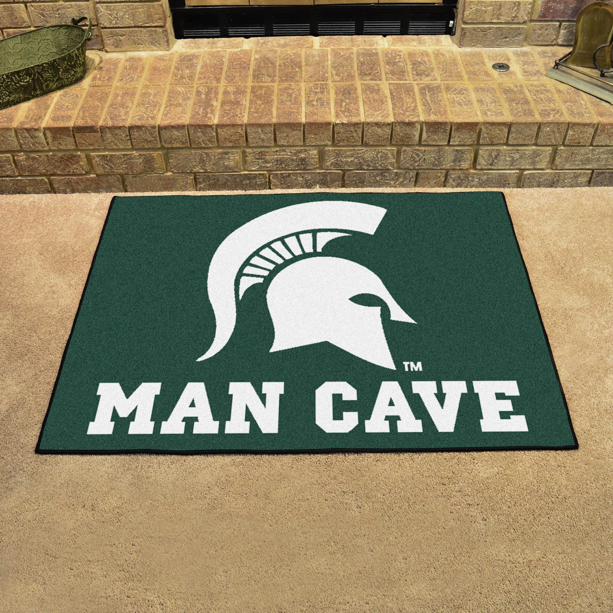 Michigan State Spartans Man Cave All-Star Rug - 34 in. x 42.5 in. - Michigan State