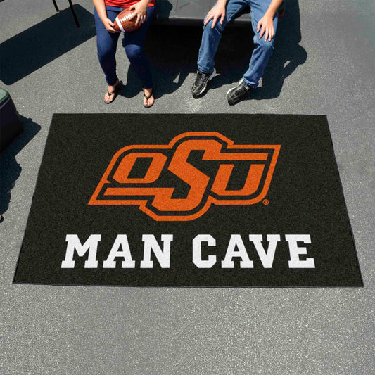 Oklahoma State Cowboys Man Cave Ulti-Mat Rug - 5ft. x 8ft.