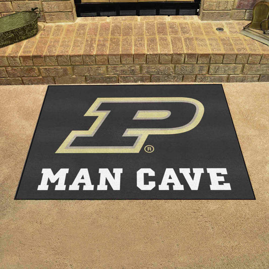 Purdue Boilermakers Man Cave All-Star Rug - 34 in. x 42.5 in. - Purdue