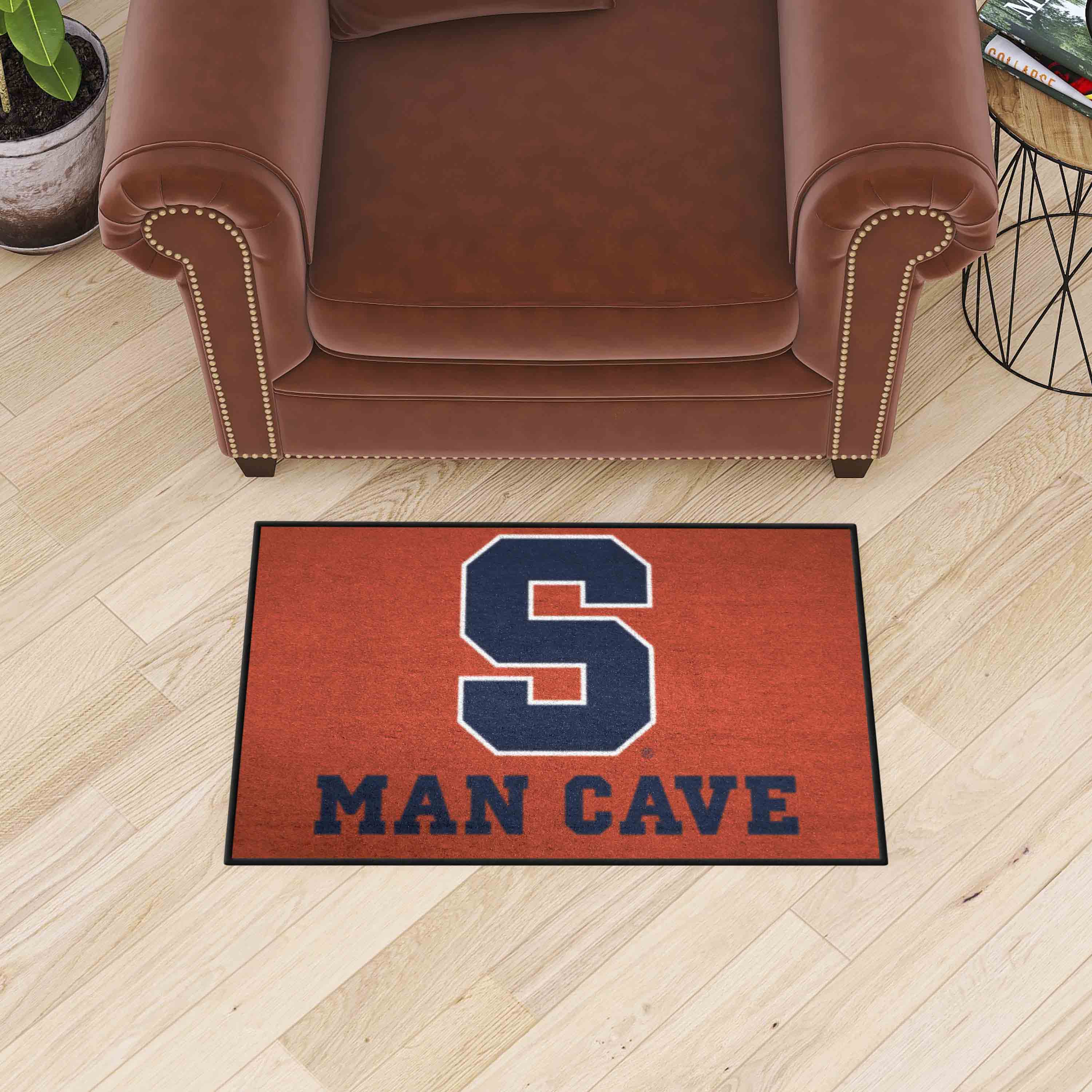 Syracuse Orange Man Cave Starter Mat Accent Rug - 19in. x 30in.