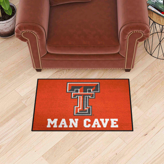 Texas Tech Red Raiders Man Cave Starter Mat Accent Rug - 19in. x 30in.