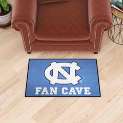 North Carolina Tar Heels Man Cave Starter Mat Accent Rug - 19in. x 30in.