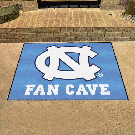 North Carolina Tar Heels Man Cave All-Star Rug - 34 in. x 42.5 in.