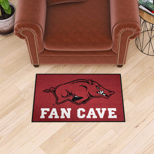 Arkansas Razorbacks Man Cave Starter Mat Accent Rug - 19in. x 30in.