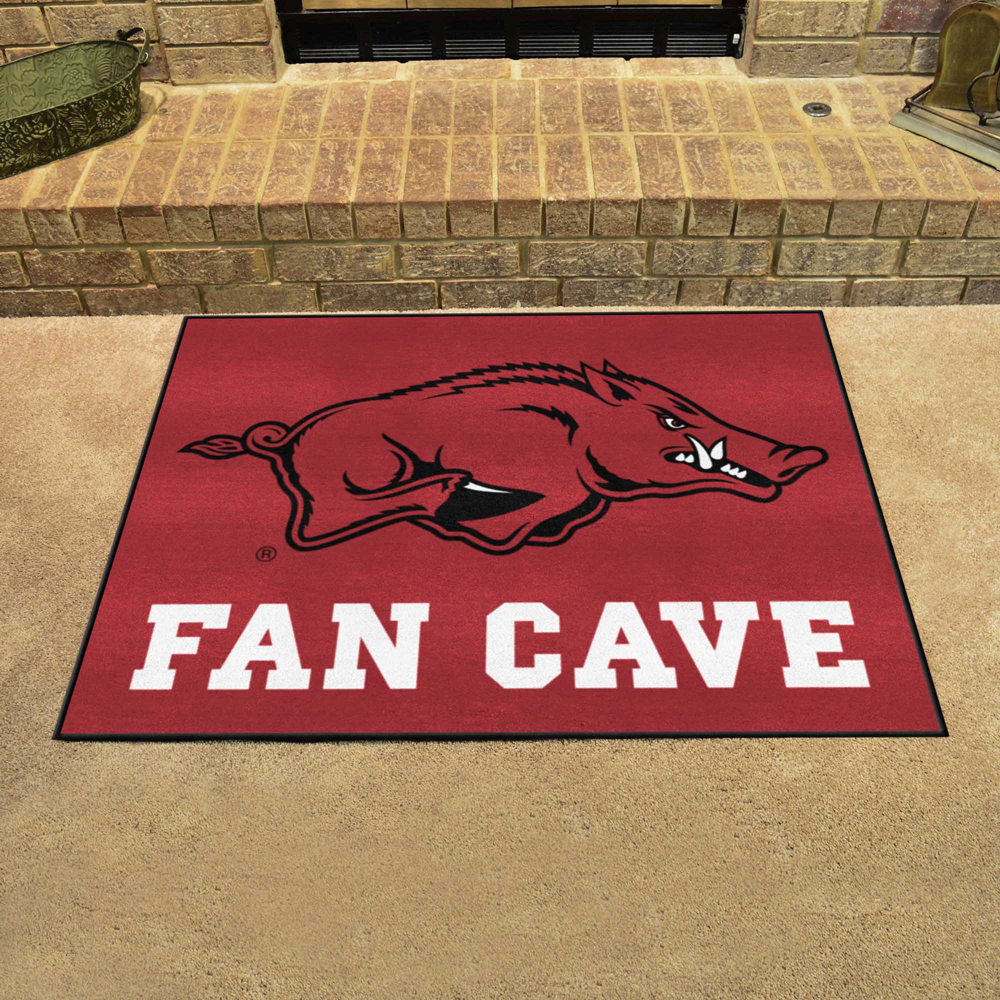 Arkansas Razorbacks Man Cave All-Star Rug - 34 in. x 42.5 in.