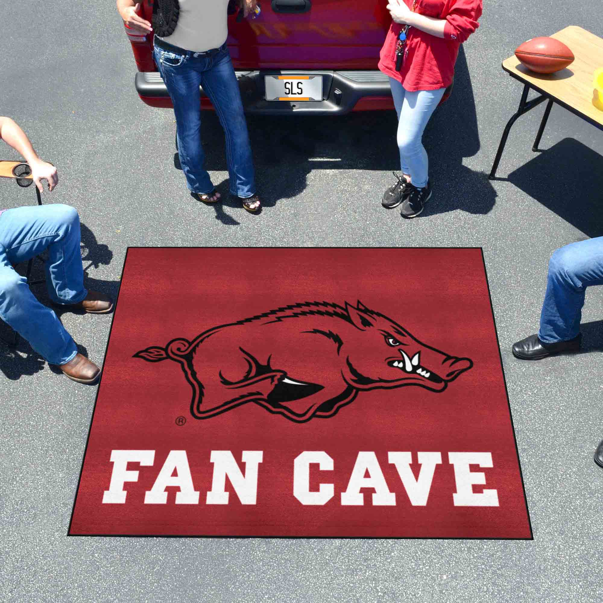 Arkansas Razorbacks Man Cave Tailgater Rug - 5ft. x 6ft.