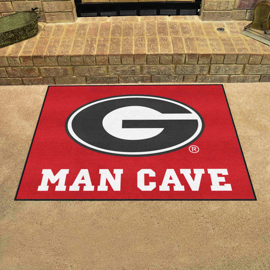 Georgia Bulldogs Man Cave All-Star Rug - 34 in. x 42.5 in.