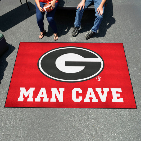 Georgia Bulldogs Man Cave Ulti-Mat Rug - 5ft. x 8ft.