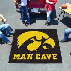 Iowa Hawkeyes Man Cave Tailgater Rug - 5ft. x 6ft.