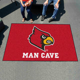 Louisville Cardinals Man Cave Ulti-Mat Rug - 5ft. x 8ft.